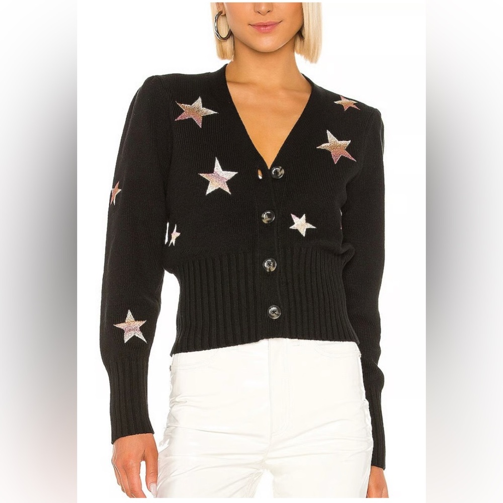 Cinq à Sept Black Star Cardigan
